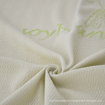 Mattress Fabric Eco-friendly High Quality Soybean Fiber Knitted Home Textile Jacquard Light Yellow Upholstery YARN DYED